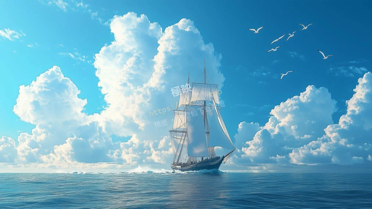 海上帆船