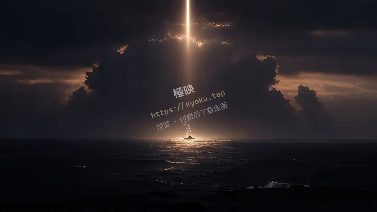 信仰之光海上帆船