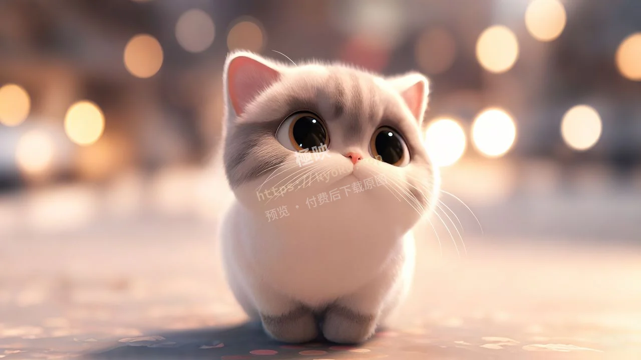 大眼萌猫