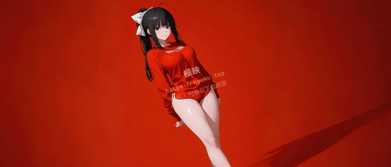 红色美少女