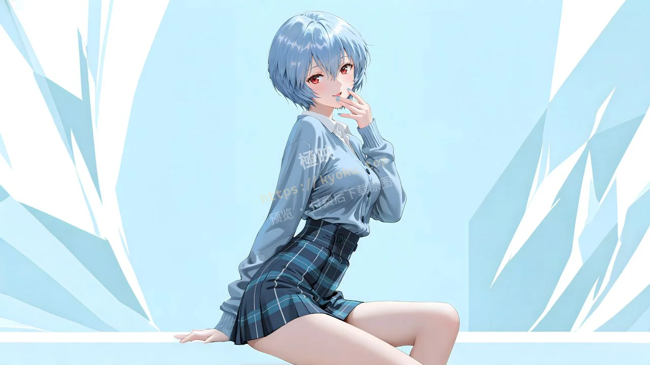 EVA 绫波丽蓝调毛衣