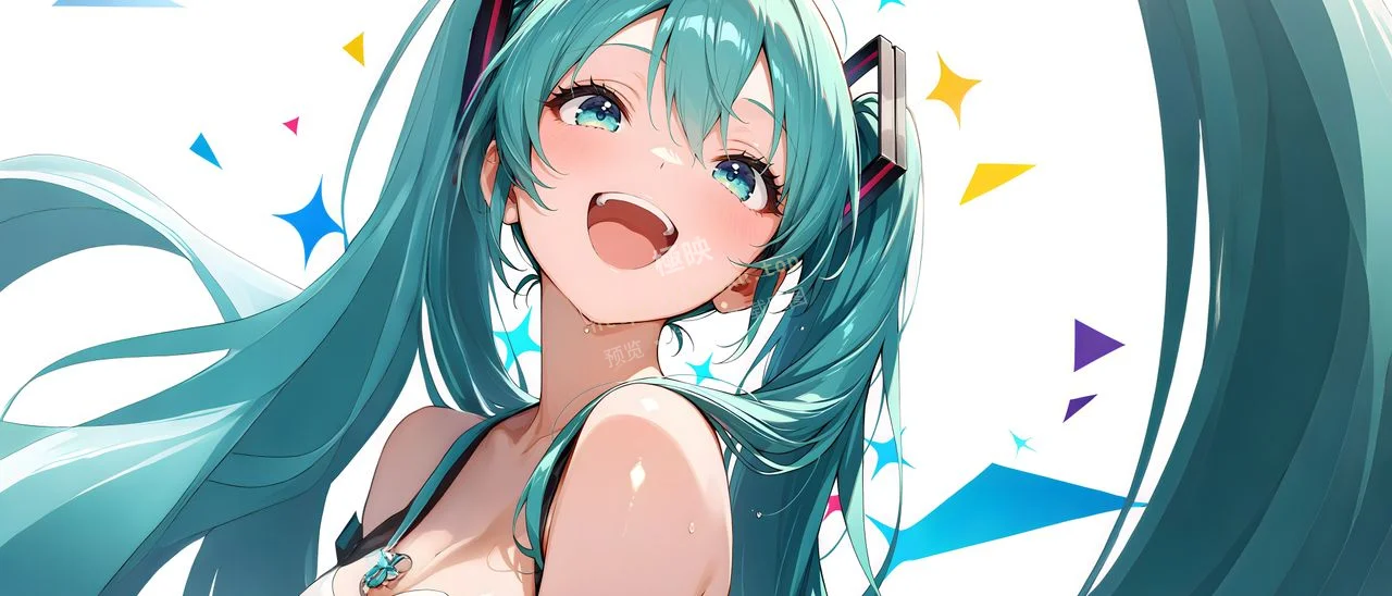 初音未来笑颜双马尾