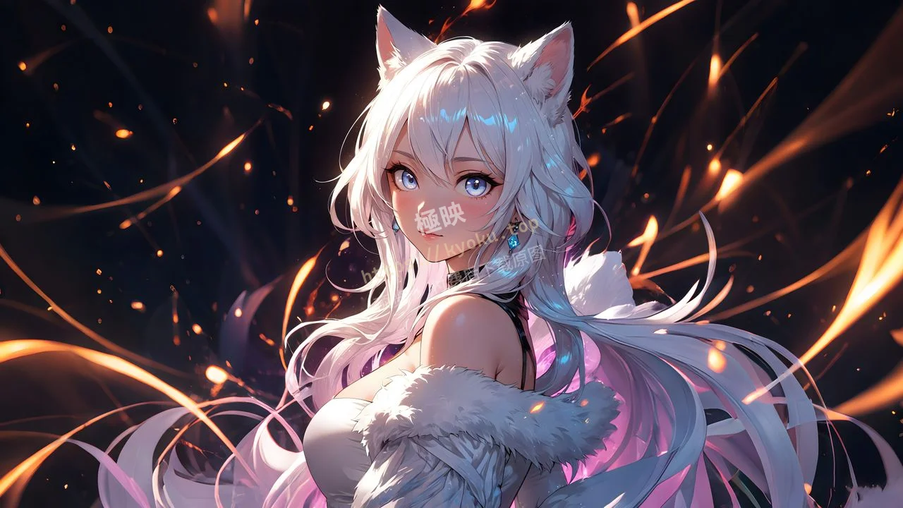 猫耳萌娘白毛焰影