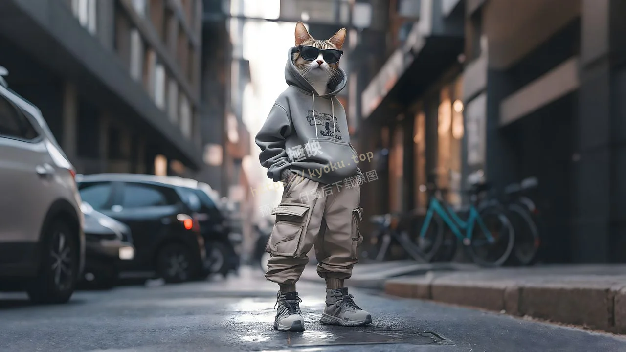 潮酷猫街头拽范