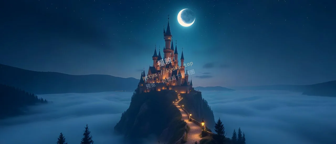 梦幻城堡夜景