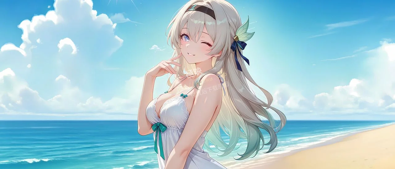 流萤夏日海滩风