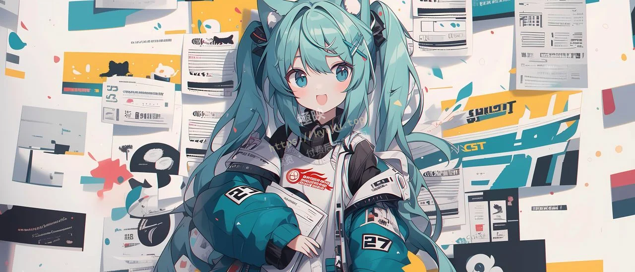 初音未来猫耳潮服