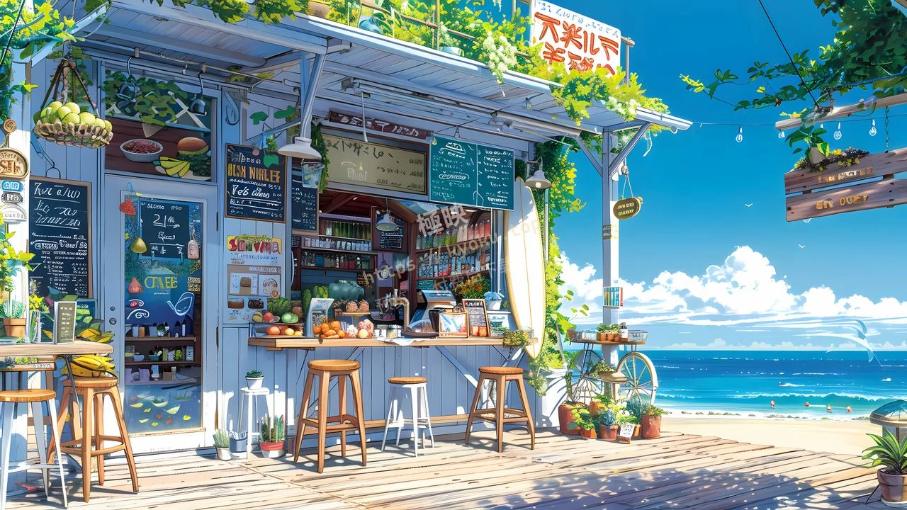 海边日系清新小店
