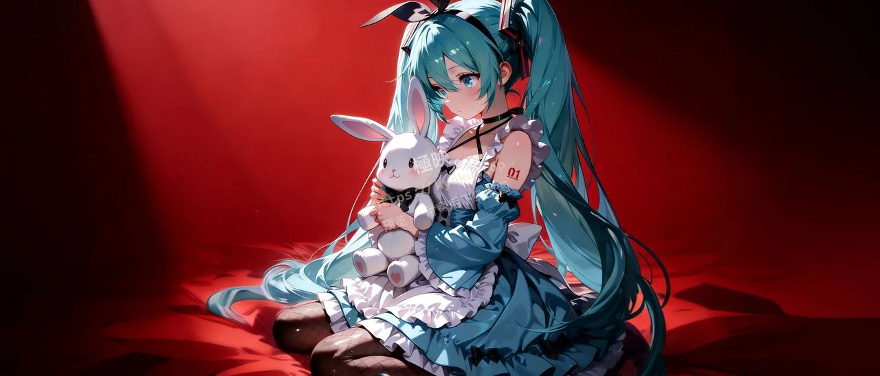 初音未来红调氛围