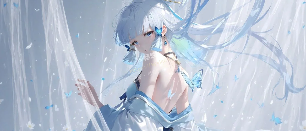 原神神里绫华蝴蝶轻纱