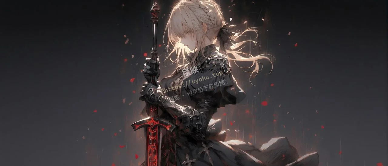 Fate命运之夜Saber暗黑