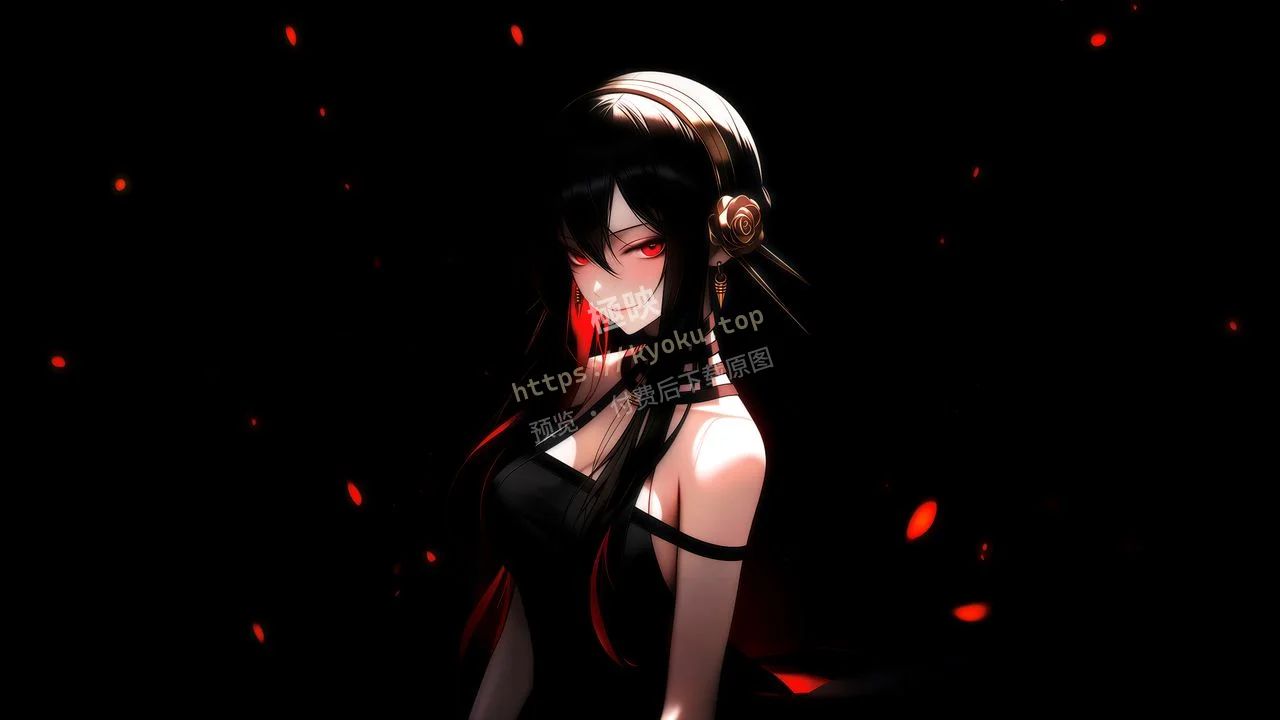 约尔福杰黑红花瓣