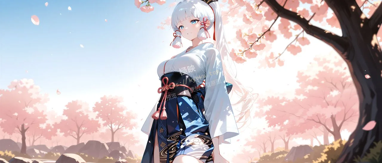 神里绫华樱花和服
