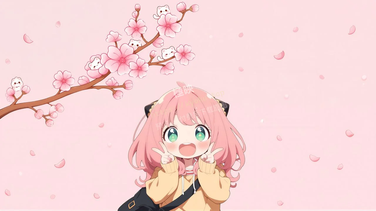 安妮亚粉色樱花
