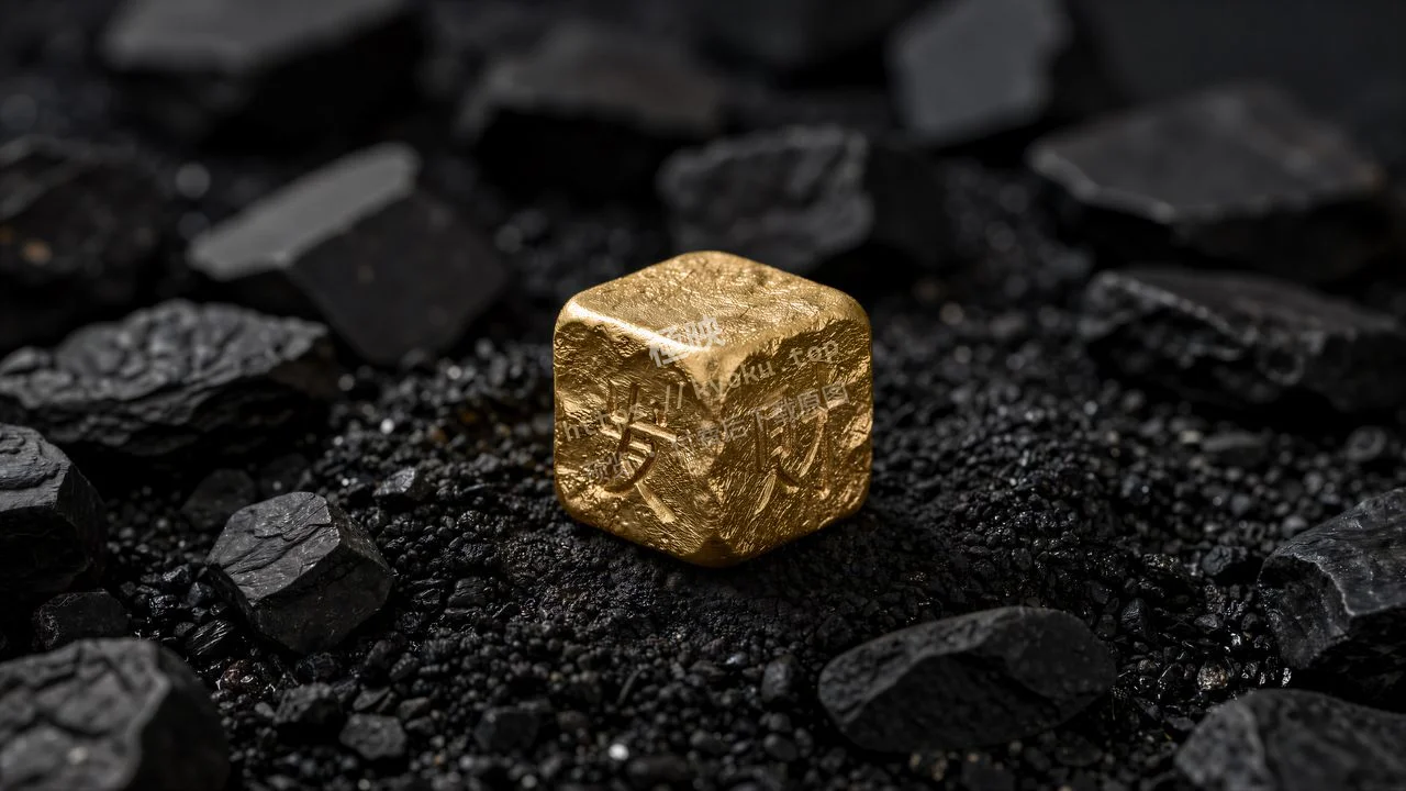 招财纯金发财方块