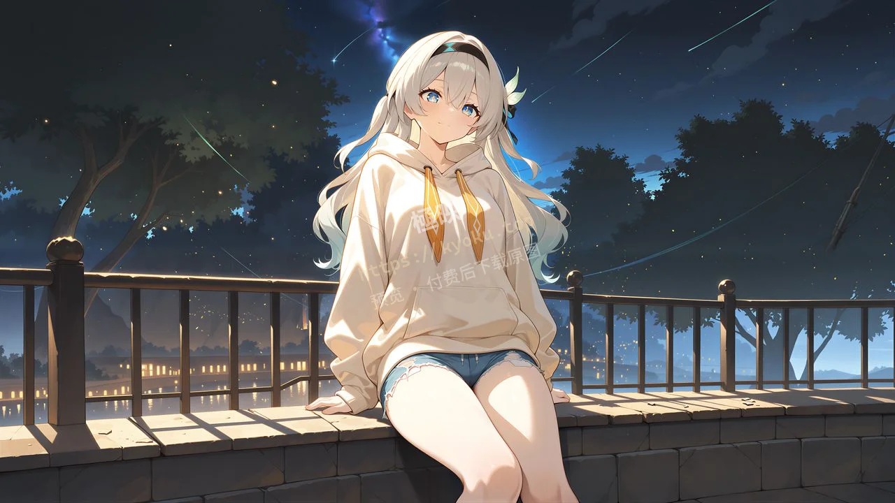 崩坏流萤夜晚河畔