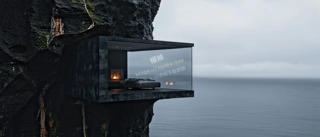 深海崖边悬浮卧室高级感